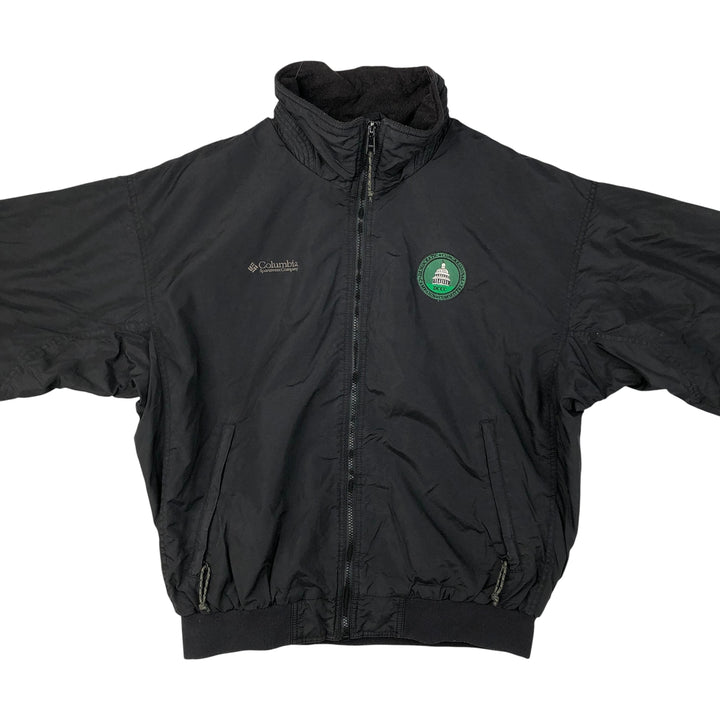 2000'S Columbia padded puffer jacket, men's size L unclear black type Vintage Second Hand