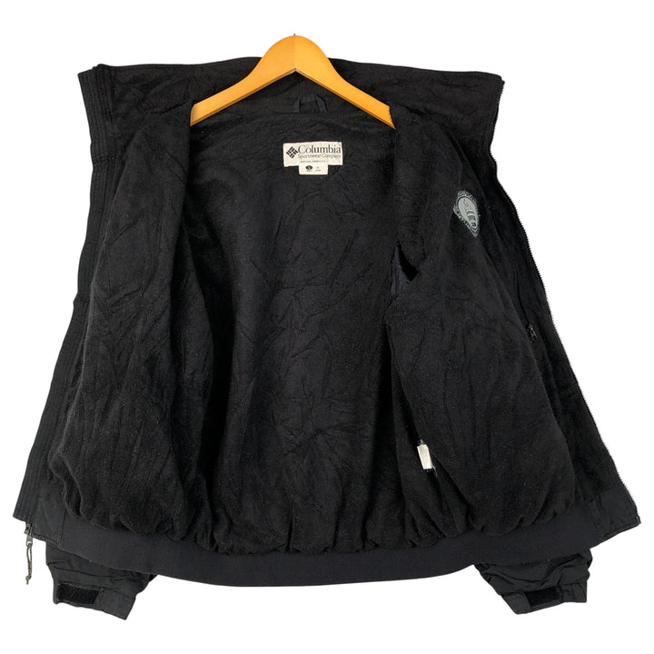 2000'S Columbia padded puffer jacket, men's size L unclear black type Vintage Second Hand