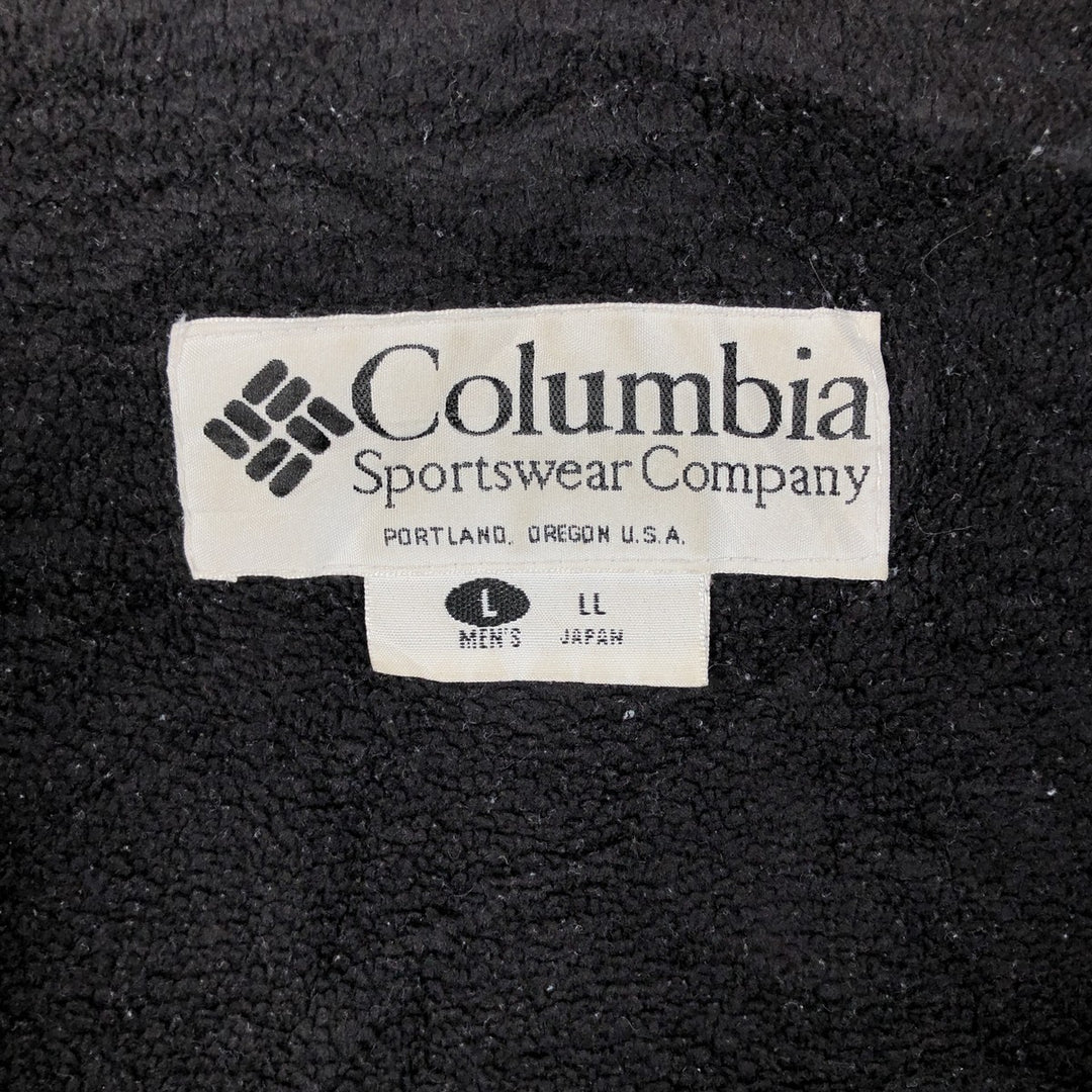 2000'S Columbia padded puffer jacket, men's size L unclear black type Vintage Second Hand