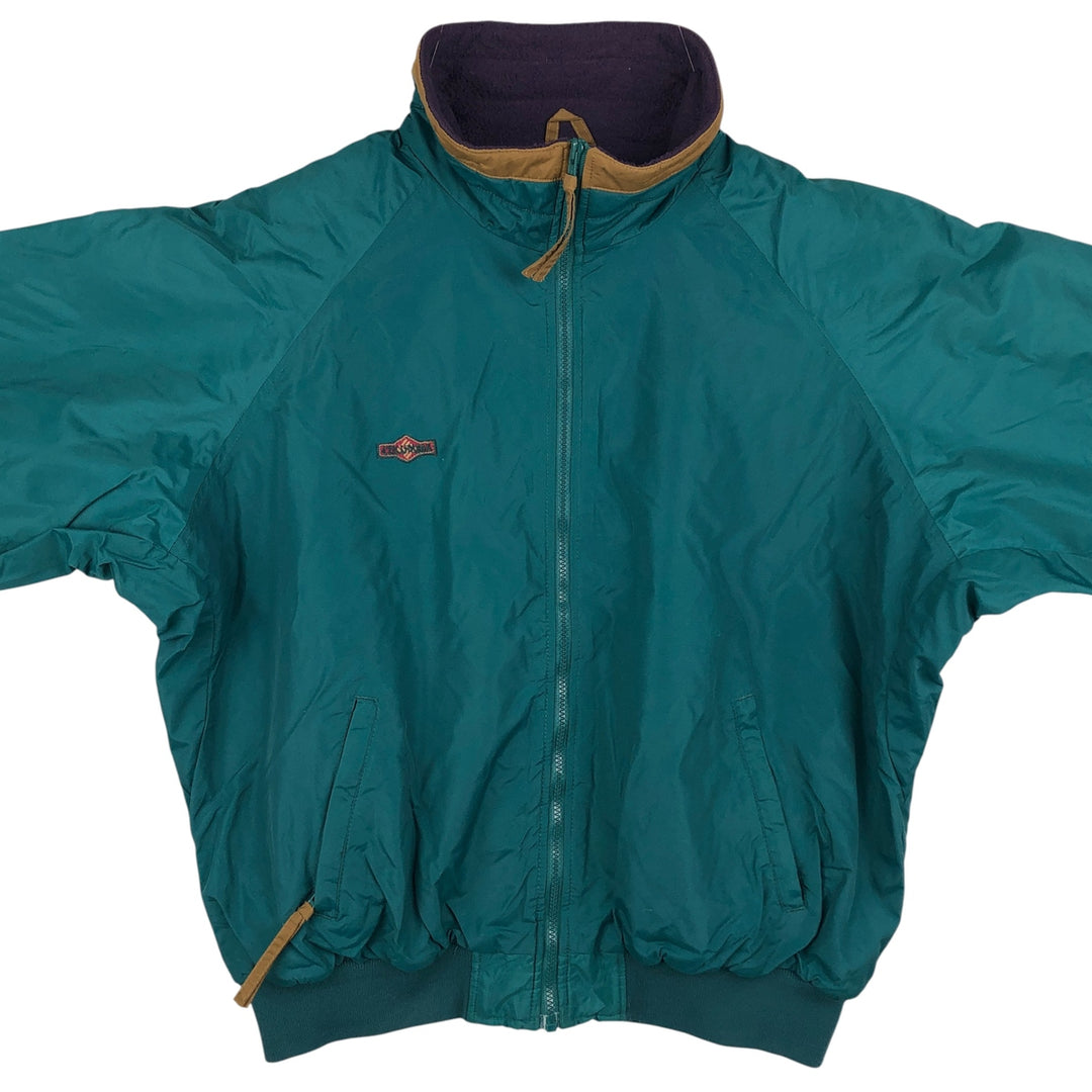 90'S Columbia White Tag Padded Puffer Jacket, Men's XL, Vintage Nylon green type Vintage Second Hand