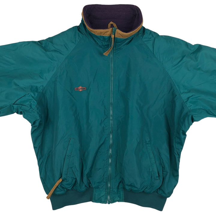 90'S Columbia White Tag Padded Puffer Jacket, Men's XL, Vintage Nylon green type Vintage Second Hand