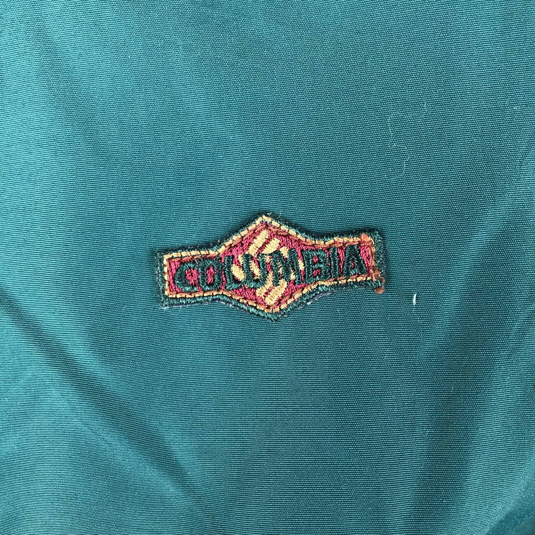 90'S Columbia White Tag Padded Puffer Jacket, Men's XL, Vintage Nylon green type Vintage Second Hand