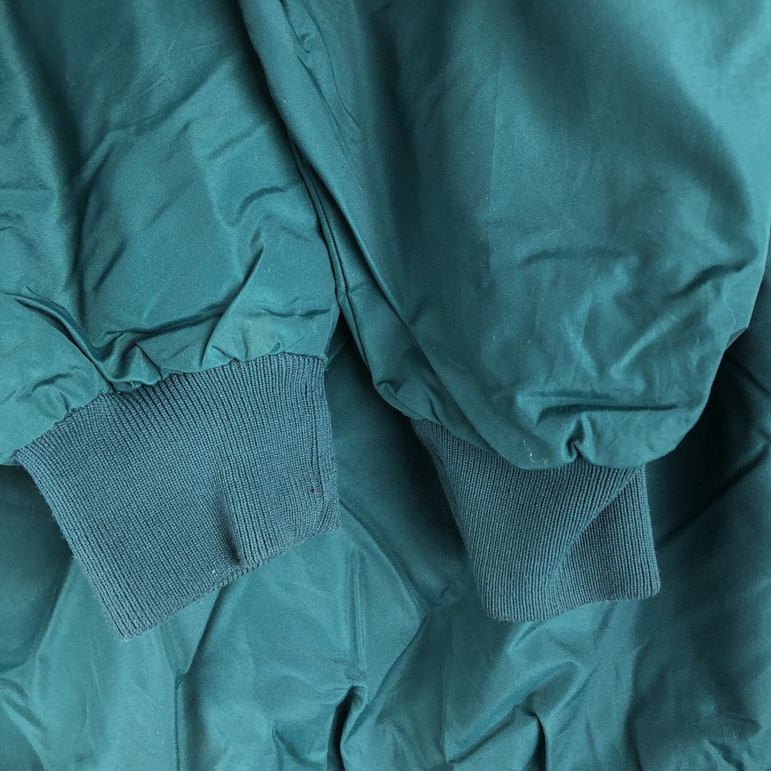 90'S Columbia White Tag Padded Puffer Jacket, Men's XL, Vintage Nylon green type Vintage Second Hand