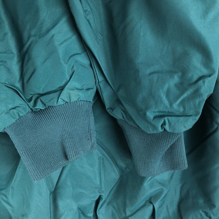 90'S Columbia White Tag Padded Puffer Jacket, Men's XL, Vintage Nylon green type Vintage Second Hand