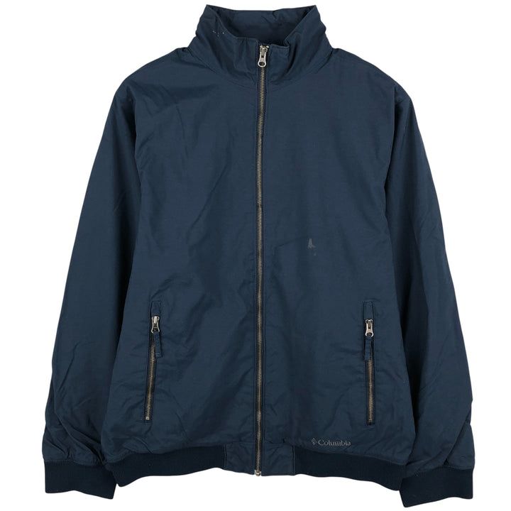 2000'S Columbia Nylon Blouson, Men's Size M Nylon navy blue type Vintage Second Hand