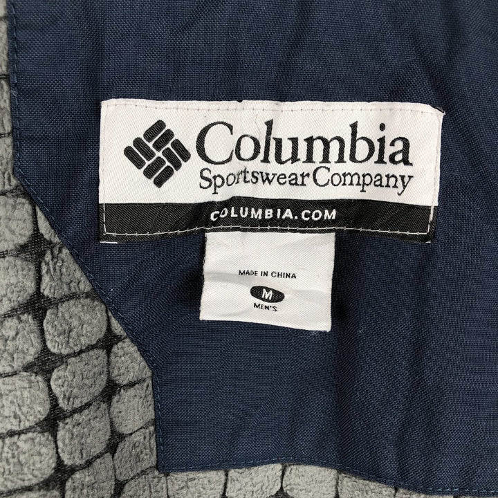 2000'S Columbia Nylon Blouson, Men's Size M Nylon navy blue type Vintage Second Hand