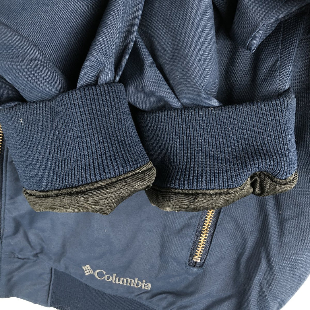 2000'S Columbia Nylon Blouson, Men's Size M Nylon navy blue type Vintage Second Hand