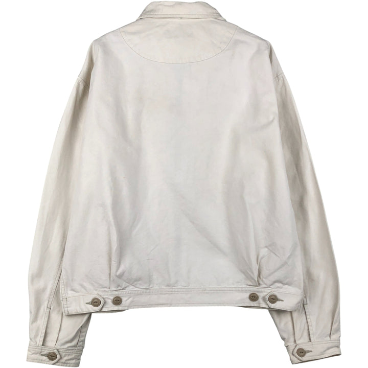 Ralph Lauren POLO by Ralph Lauren Swing Top Sports Jacket Men's L size cotton white type Vintage Second Hand