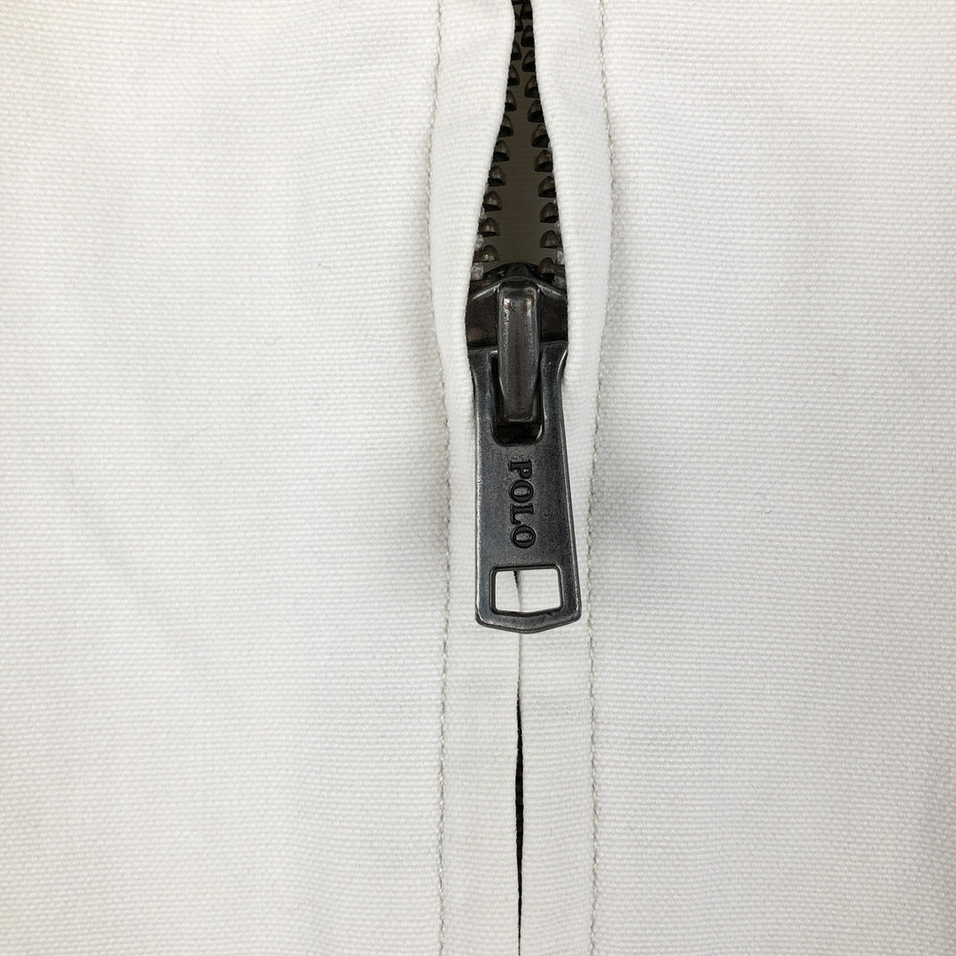 Ralph Lauren POLO by Ralph Lauren Swing Top Sports Jacket Men's L size cotton white type Vintage Second Hand