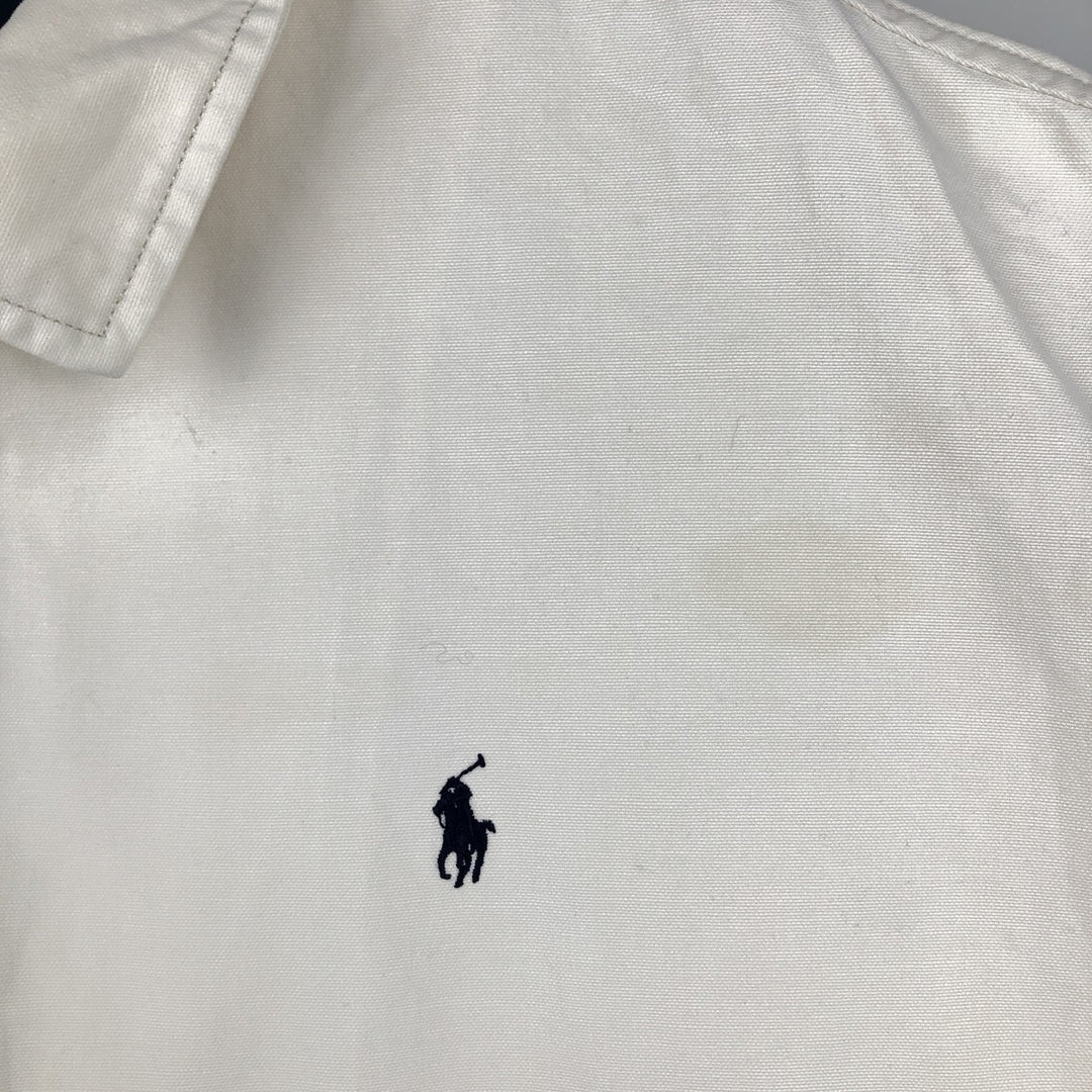 Ralph Lauren POLO by Ralph Lauren Swing Top Sports Jacket Men's L size cotton white type Vintage Second Hand