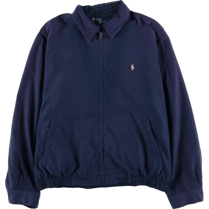 Ralph Lauren POLO by Ralph Lauren Swing Top Sports Jacket Men's L size polyester navy blue type Vintage Second Hand