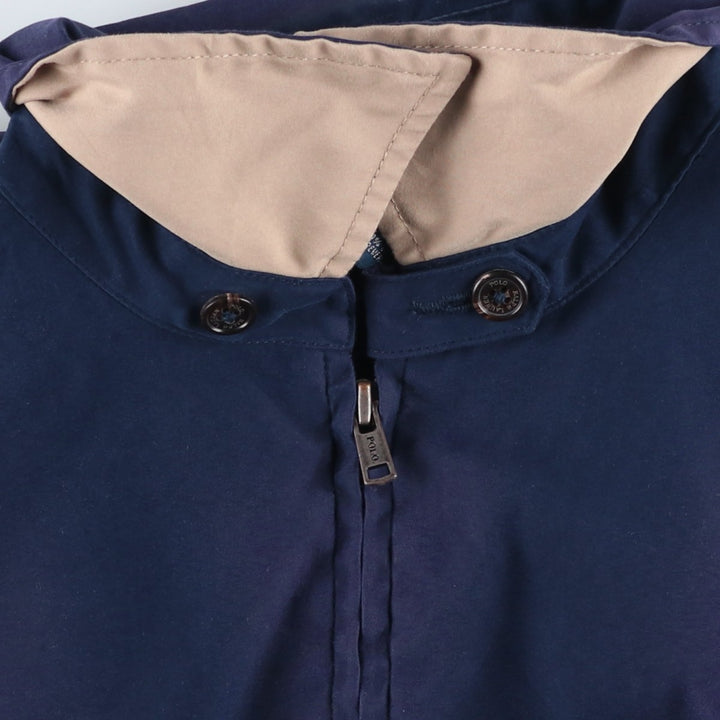 Ralph Lauren POLO by Ralph Lauren Swing Top Sports Jacket Men's L size polyester navy blue type Vintage Second Hand