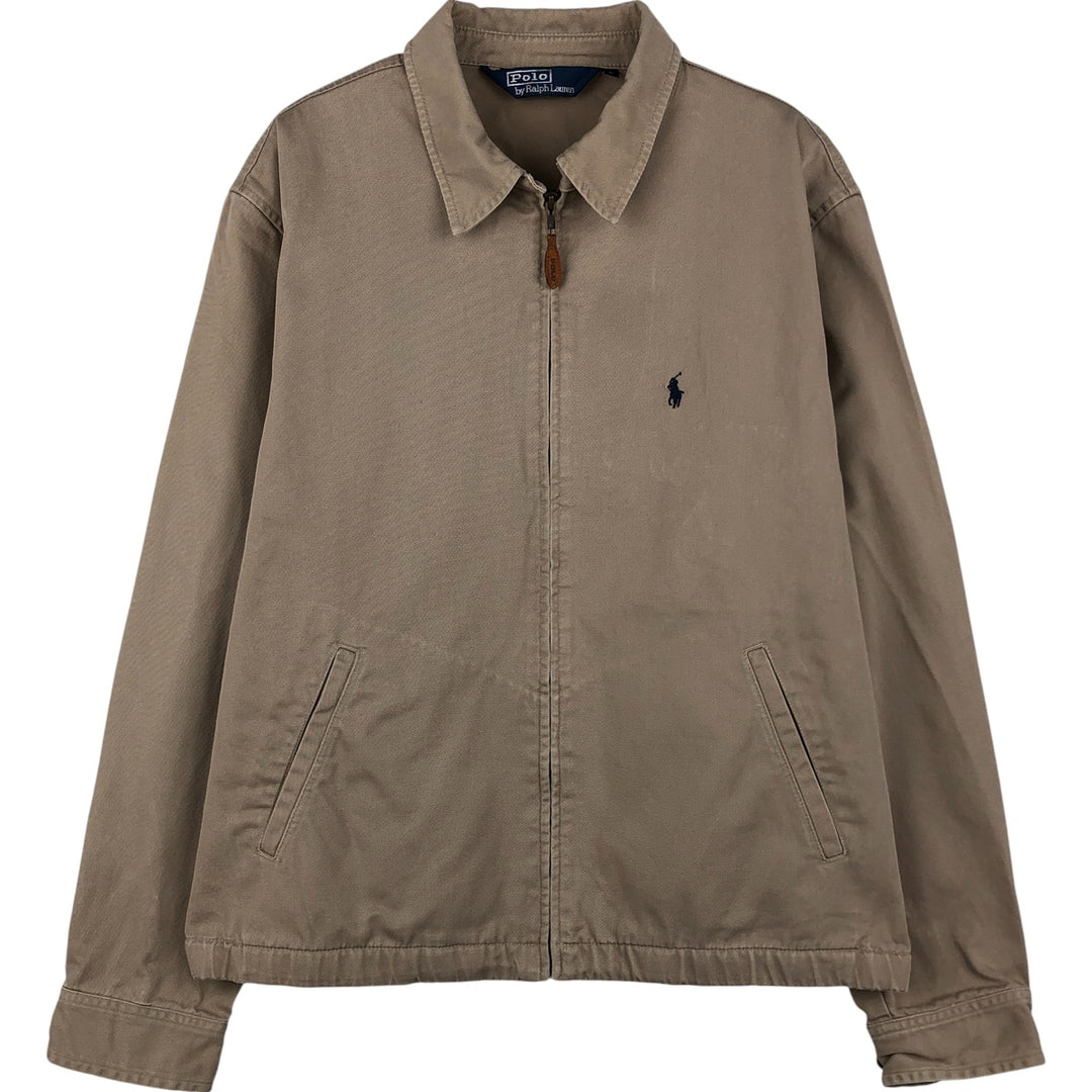 Ralph Lauren POLO by Ralph Lauren Swing Top Sports Jacket Men's L size cotton Beige type Vintage Second Hand