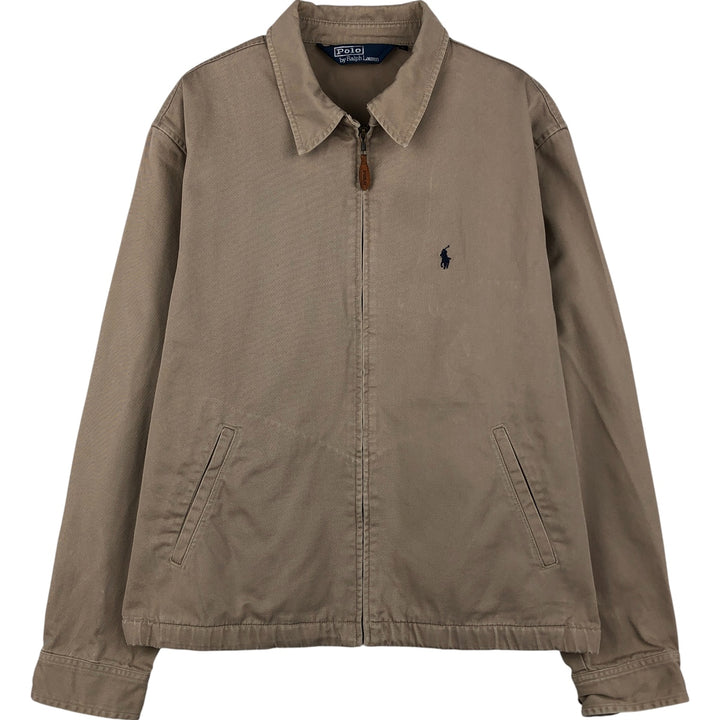 Ralph Lauren POLO by Ralph Lauren Swing Top Sports Jacket Men's L size cotton Beige type Vintage Second Hand