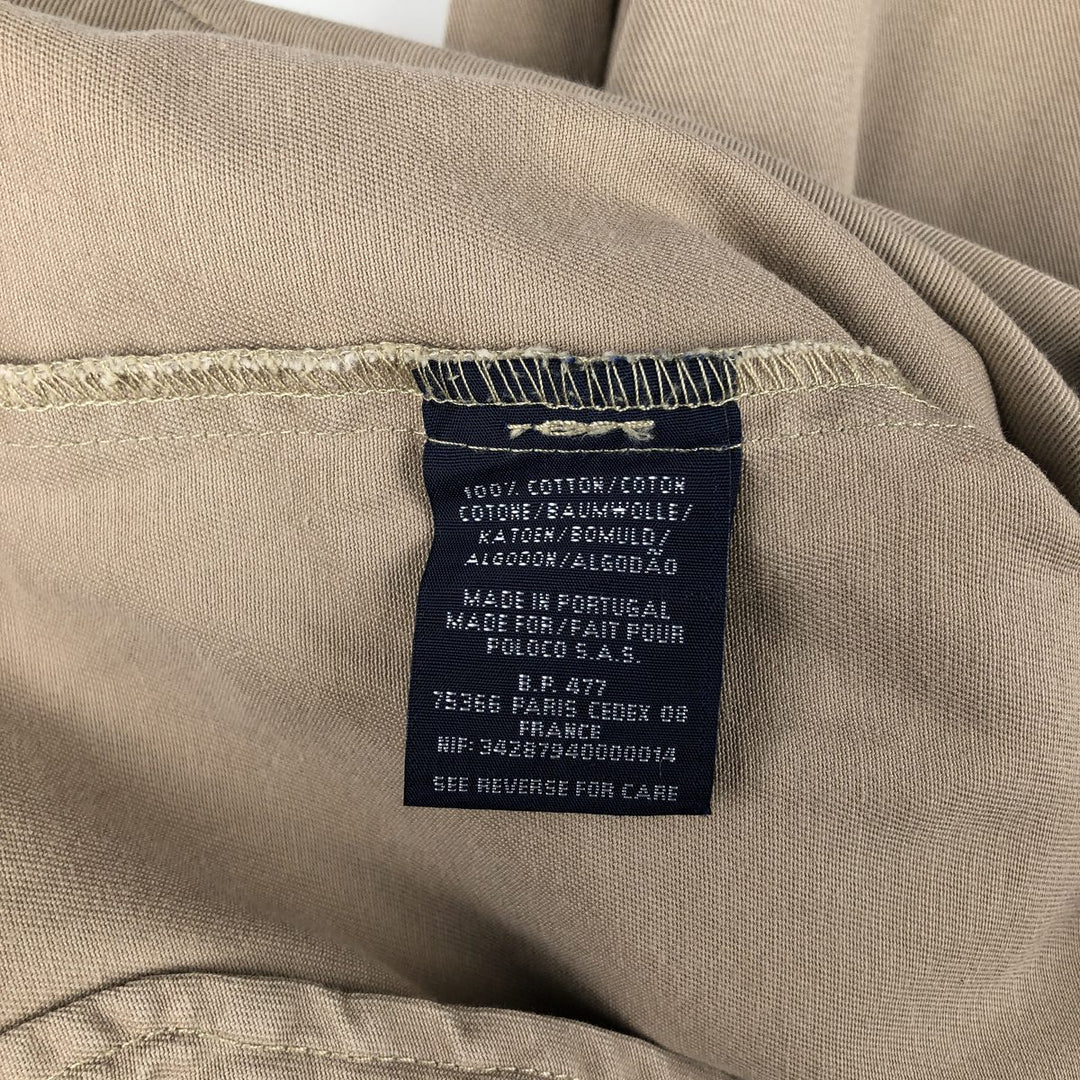 Ralph Lauren POLO by Ralph Lauren Swing Top Sports Jacket Men's L size cotton Beige type Vintage Second Hand