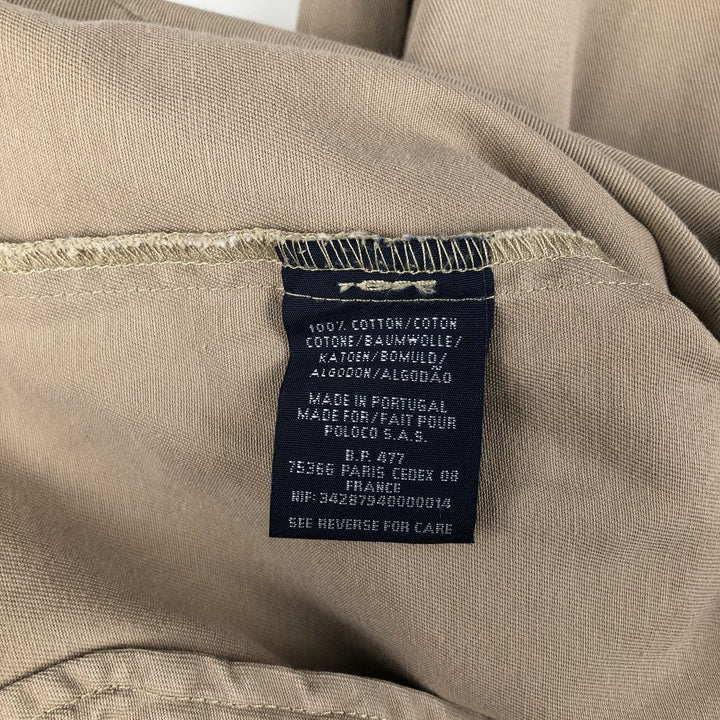 Ralph Lauren POLO by Ralph Lauren Swing Top Sports Jacket Men's L size cotton Beige type Vintage Second Hand