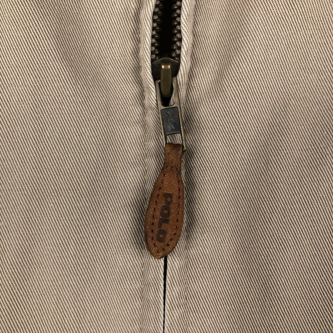 Ralph Lauren POLO by Ralph Lauren Swing Top Sports Jacket Men's L size cotton Beige type Vintage Second Hand