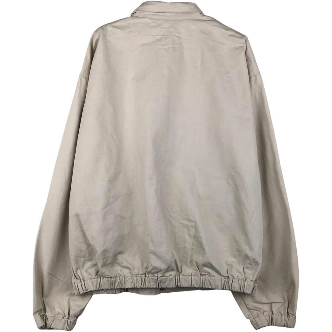 POLO by Ralph Lauren Swing Top Sports Jacket, Men's Size L cotton pale white type Vintage Second Hand