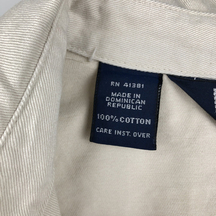 POLO by Ralph Lauren Swing Top Sports Jacket, Men's Size L cotton pale white type Vintage Second Hand