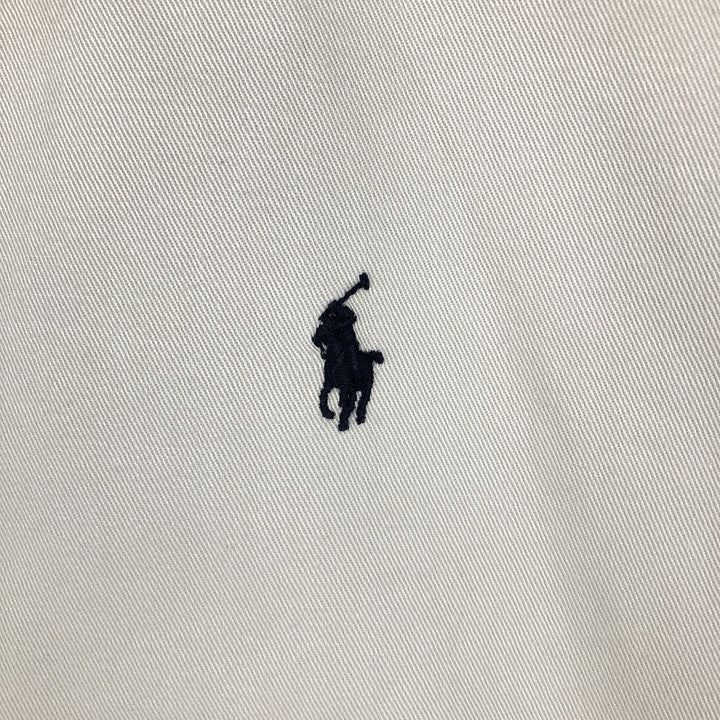 POLO by Ralph Lauren Swing Top Sports Jacket, Men's Size L cotton pale white type Vintage Second Hand