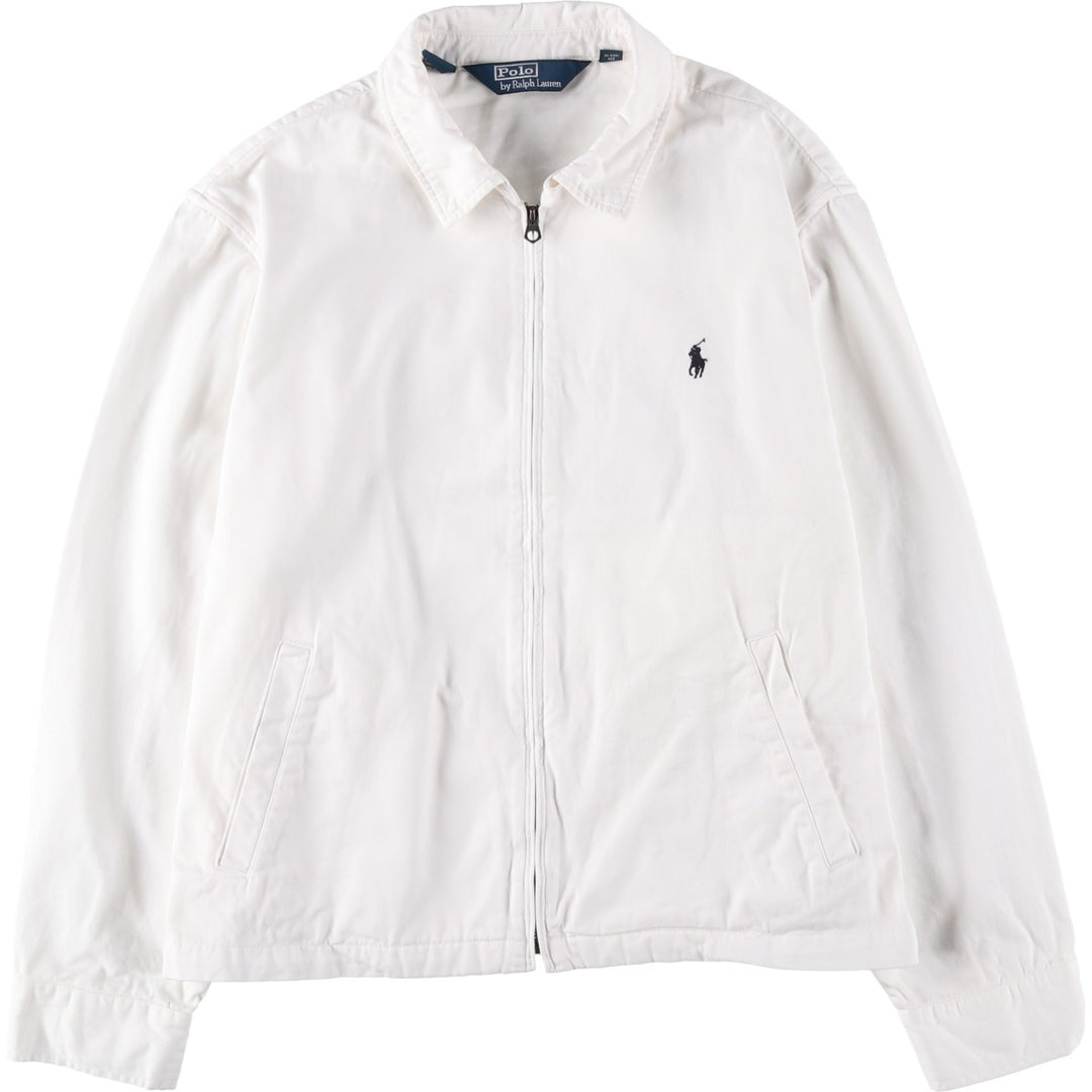 Ralph Lauren POLO by Ralph Lauren Swing Top Sports Jacket Men's XL cotton white type Vintage Second Hand