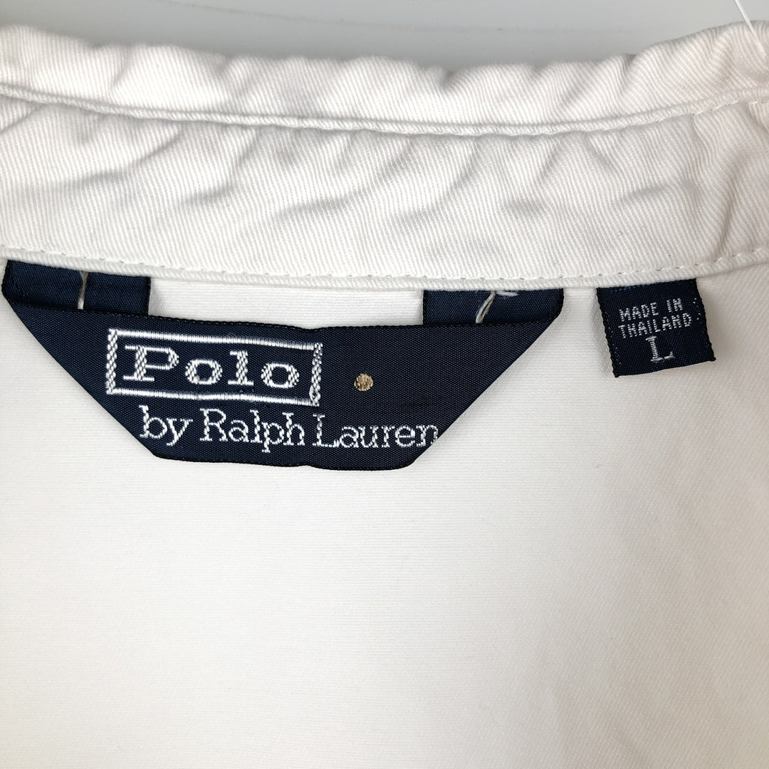 Ralph Lauren POLO by Ralph Lauren Swing Top Sports Jacket Men's L size cotton white type Vintage Second Hand