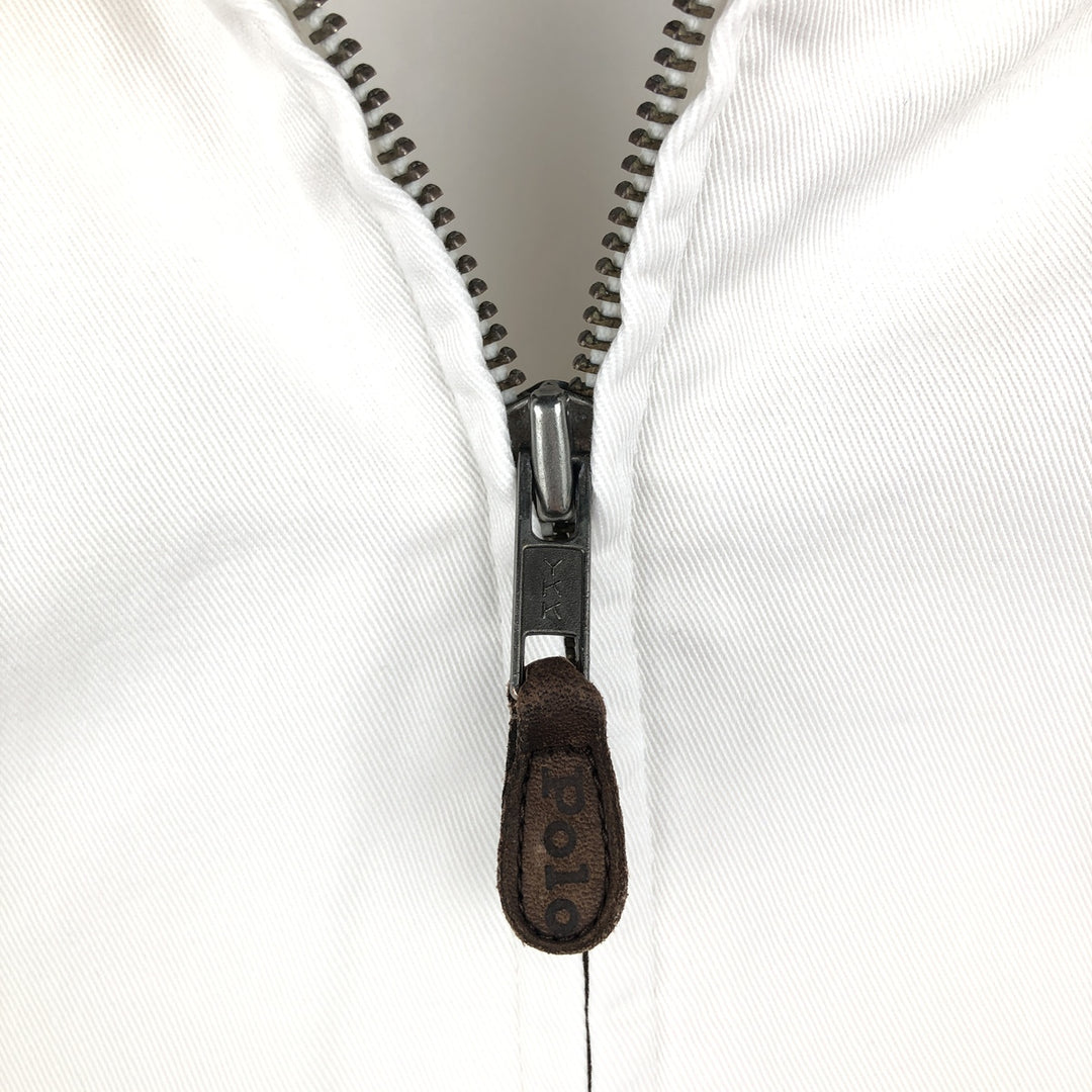 Ralph Lauren POLO by Ralph Lauren Swing Top Sports Jacket Men's L size cotton white type Vintage Second Hand