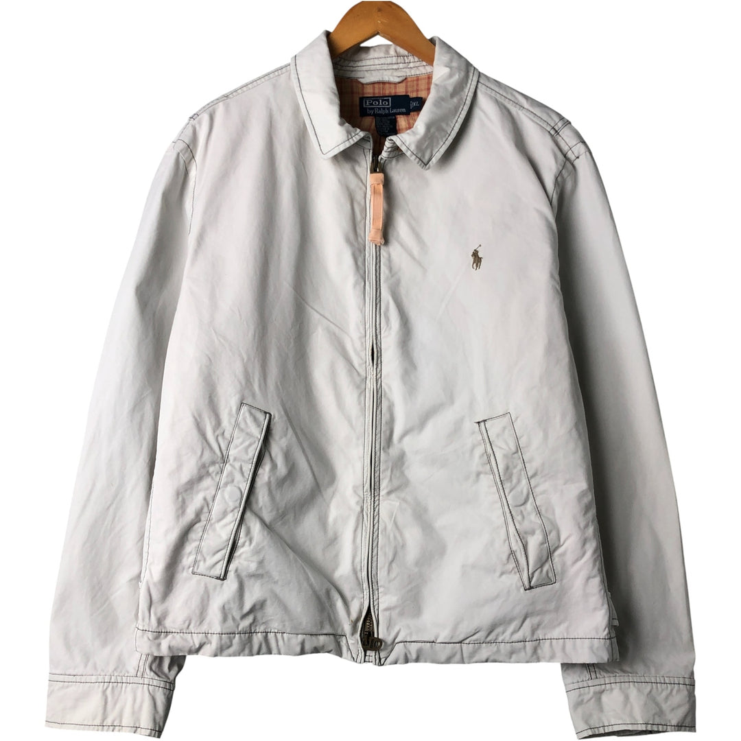 Ralph Lauren POLO by Ralph Lauren Swing Top Sports Jacket Men's XL cotton white type Vintage Second Hand