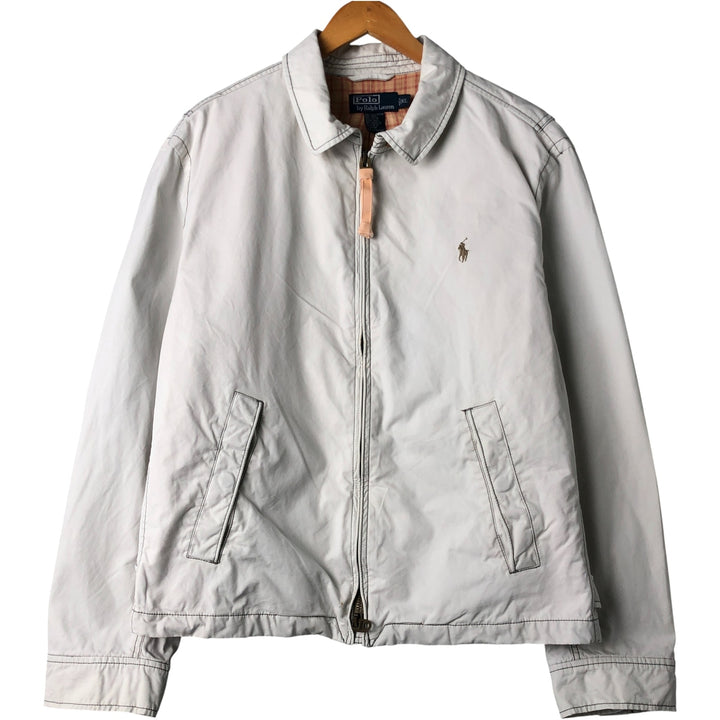 Ralph Lauren POLO by Ralph Lauren Swing Top Sports Jacket Men's XL cotton white type Vintage Second Hand