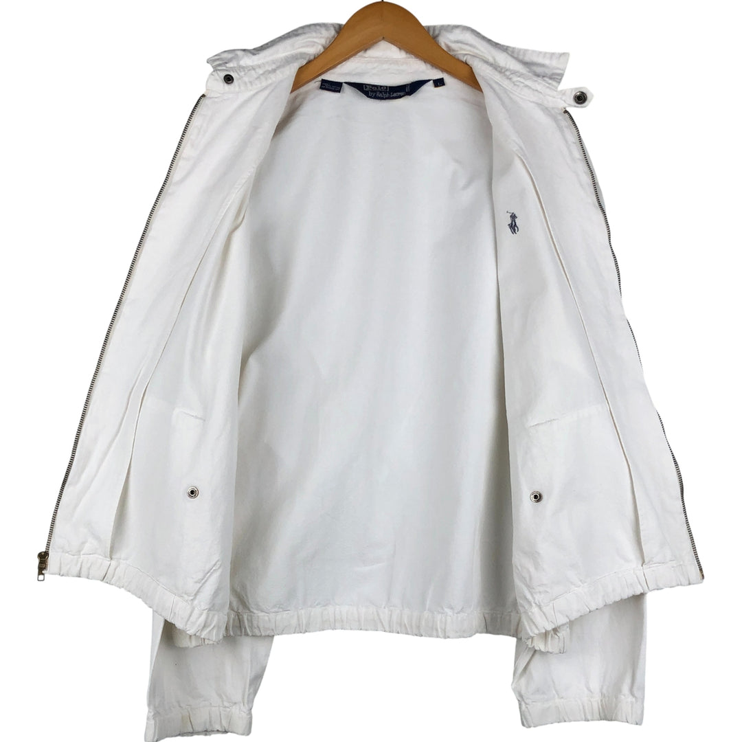 Ralph Lauren POLO by Ralph Lauren Swing Top Sports Jacket Men's L size cotton white type Vintage Second Hand