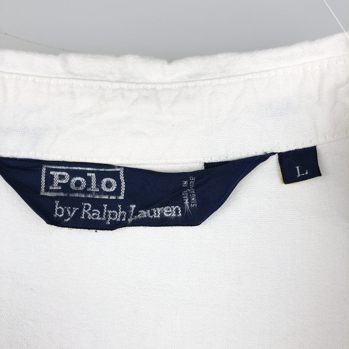 Ralph Lauren POLO by Ralph Lauren Swing Top Sports Jacket Men's L size cotton white type Vintage Second Hand