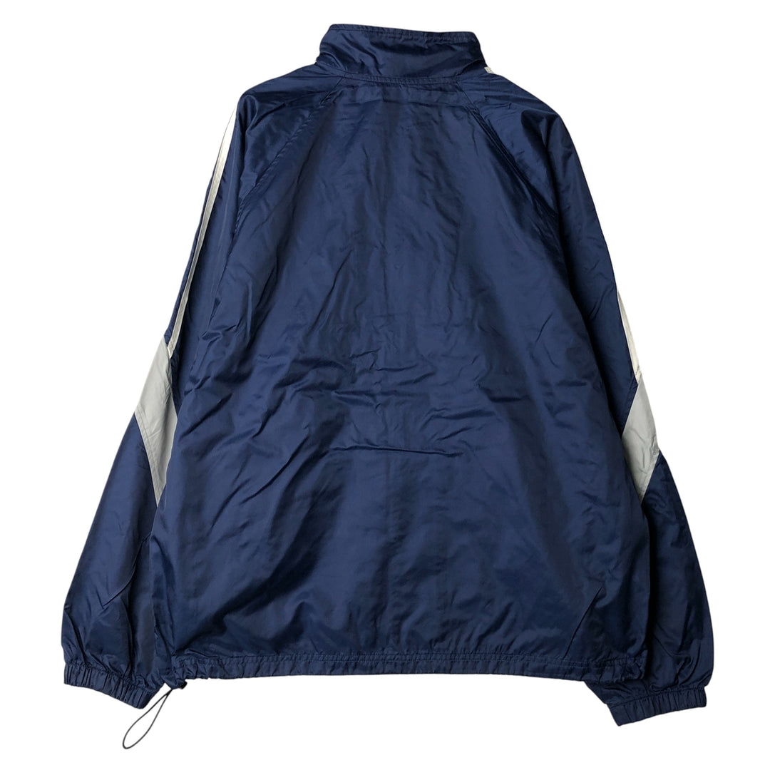 00'S Adidas nylon jacket, men's size L Nylon navy blue type Vintage Second Hand