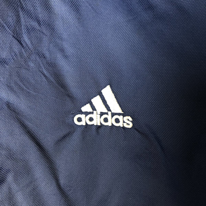 00'S Adidas nylon jacket, men's size L Nylon navy blue type Vintage Second Hand