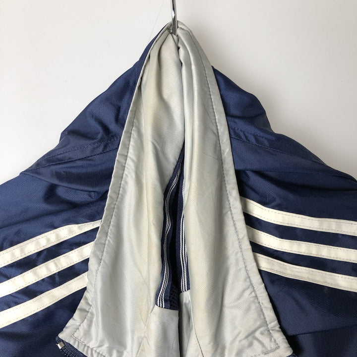 00'S Adidas nylon jacket, men's size L Nylon navy blue type Vintage Second Hand