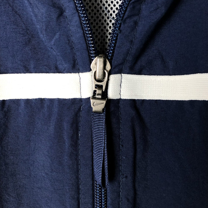 ~00'S Nike Team Windbreaker Men's XL polyester navy blue type Vintage Second Hand