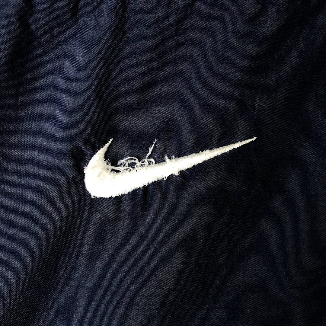 ~00'S Nike Team Windbreaker Men's XL polyester navy blue type Vintage Second Hand