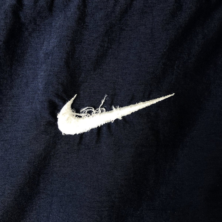 ~00'S Nike Team Windbreaker Men's XL polyester navy blue type Vintage Second Hand