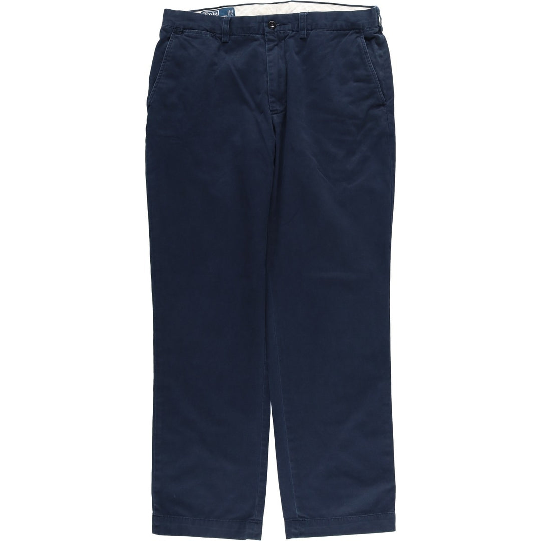 Ralph Lauren POLO by Ralph Lauren PRESTON PANT Chino pants for men, equivalent to w37 cotton navy blue type Vintage Second Hand