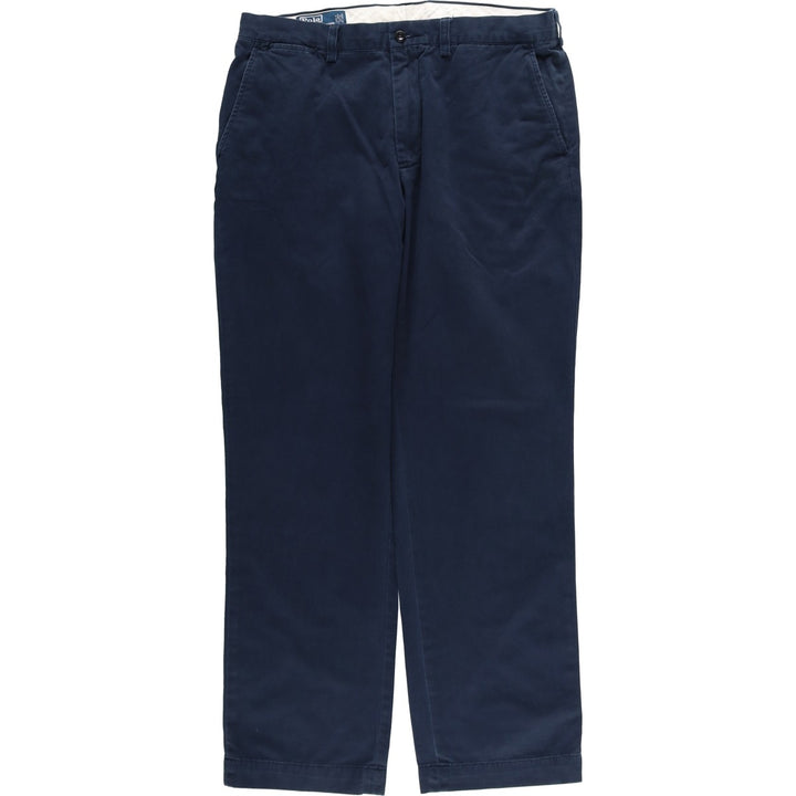 Ralph Lauren POLO by Ralph Lauren PRESTON PANT Chino pants for men, equivalent to w37 cotton navy blue type Vintage Second Hand