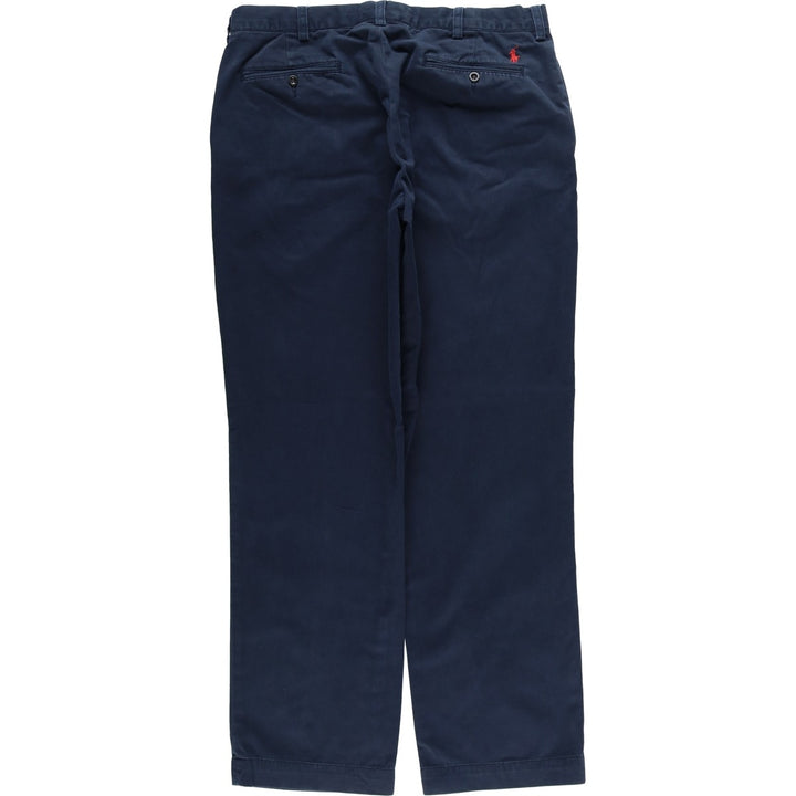 Ralph Lauren POLO by Ralph Lauren PRESTON PANT Chino pants for men, equivalent to w37 cotton navy blue type Vintage Second Hand