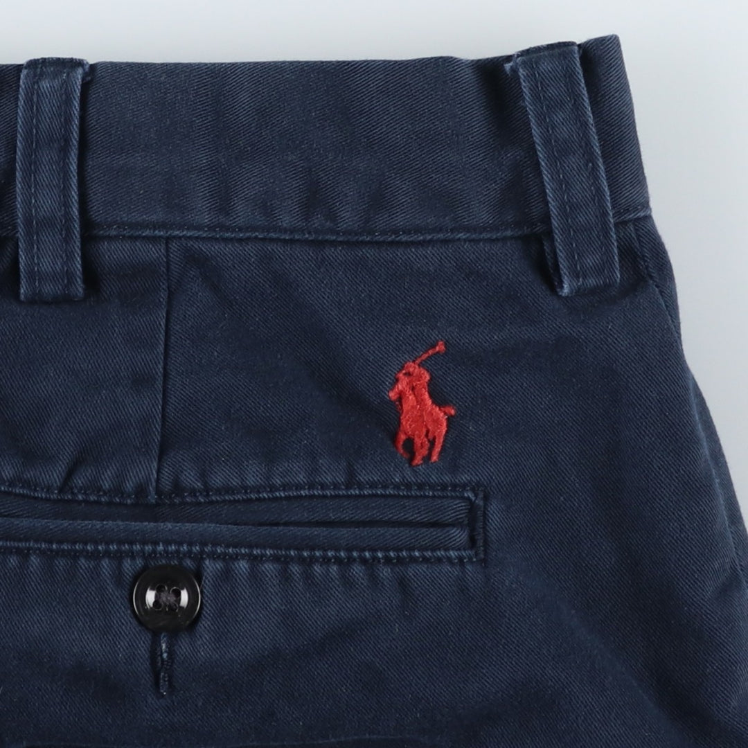 Ralph Lauren POLO by Ralph Lauren PRESTON PANT Chino pants for men, equivalent to w37 cotton navy blue type Vintage Second Hand