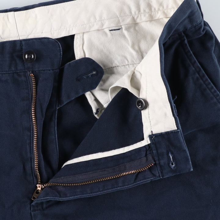 Ralph Lauren POLO by Ralph Lauren PRESTON PANT Chino pants for men, equivalent to w37 cotton navy blue type Vintage Second Hand