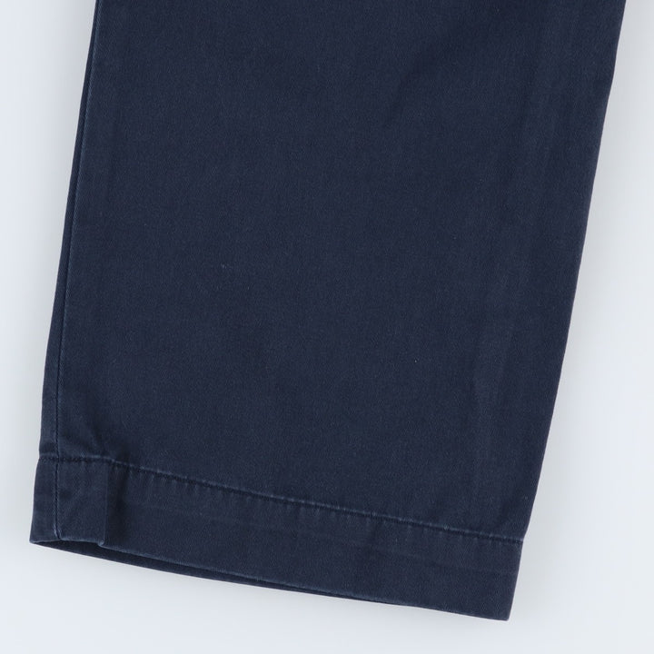Ralph Lauren POLO by Ralph Lauren PRESTON PANT Chino pants for men, equivalent to w37 cotton navy blue type Vintage Second Hand