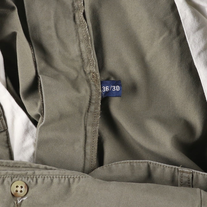 Ralph Lauren POLO by Ralph Lauren Two-pleat Chino Pants for Men, W34 equivalent cotton Khaki type beige Vintage Second Hand