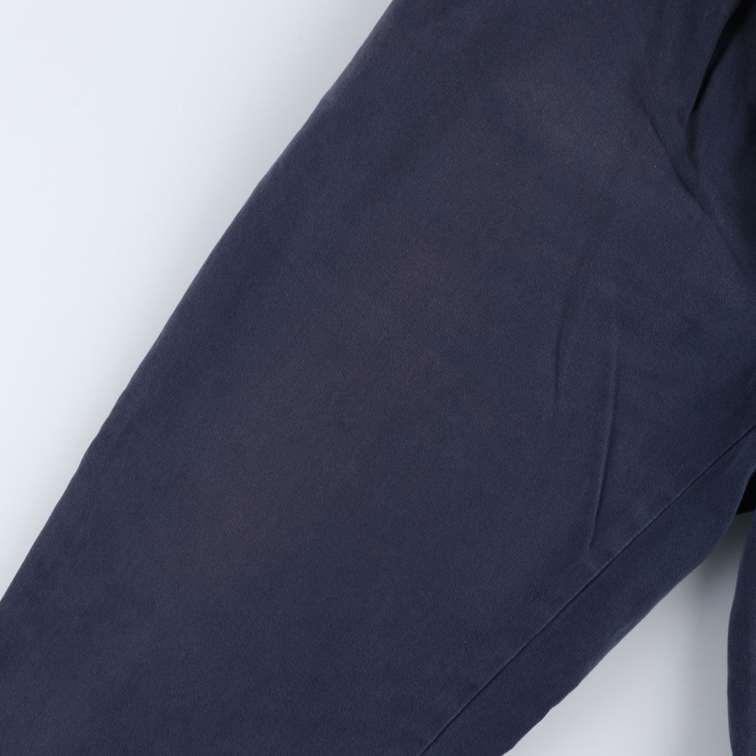 Ralph Lauren POLO by Ralph Lauren Two-pleat Chino Pants for Men, W36 cotton navy blue type Vintage Second Hand