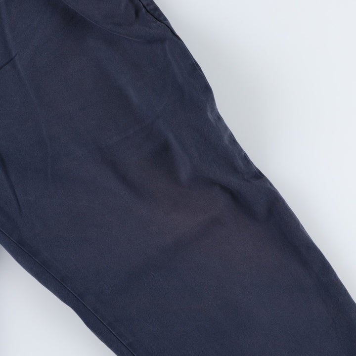 Ralph Lauren POLO by Ralph Lauren Two-pleat Chino Pants for Men, W36 cotton navy blue type Vintage Second Hand
