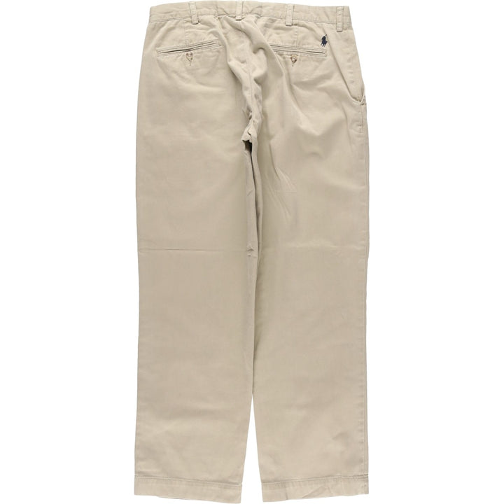 Ralph Lauren POLO by Ralph Lauren PRESTON PANT Chino pants for men, equivalent to w35 cotton Beige type Vintage Second Hand