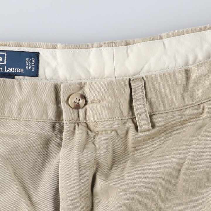 Ralph Lauren POLO by Ralph Lauren PRESTON PANT Chino pants for men, equivalent to w35 cotton Beige type Vintage Second Hand