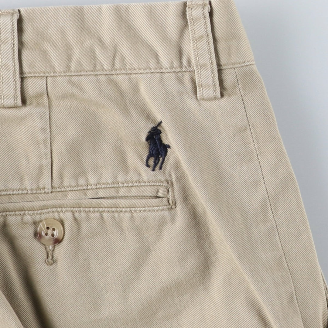 Ralph Lauren POLO by Ralph Lauren PRESTON PANT Chino pants for men, equivalent to w35 cotton Beige type Vintage Second Hand