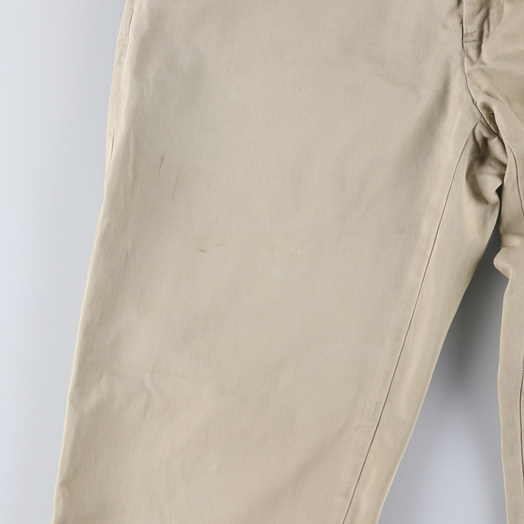 Ralph Lauren POLO by Ralph Lauren PRESTON PANT Chino pants for men, equivalent to w35 cotton Beige type Vintage Second Hand